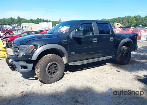 2014 Ford F150 Svt Raptor z USA, uszkodzony, nr VIN 1FTFW1R67EFA40344